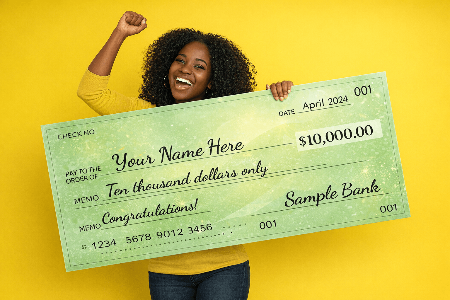 Dummy Cheque