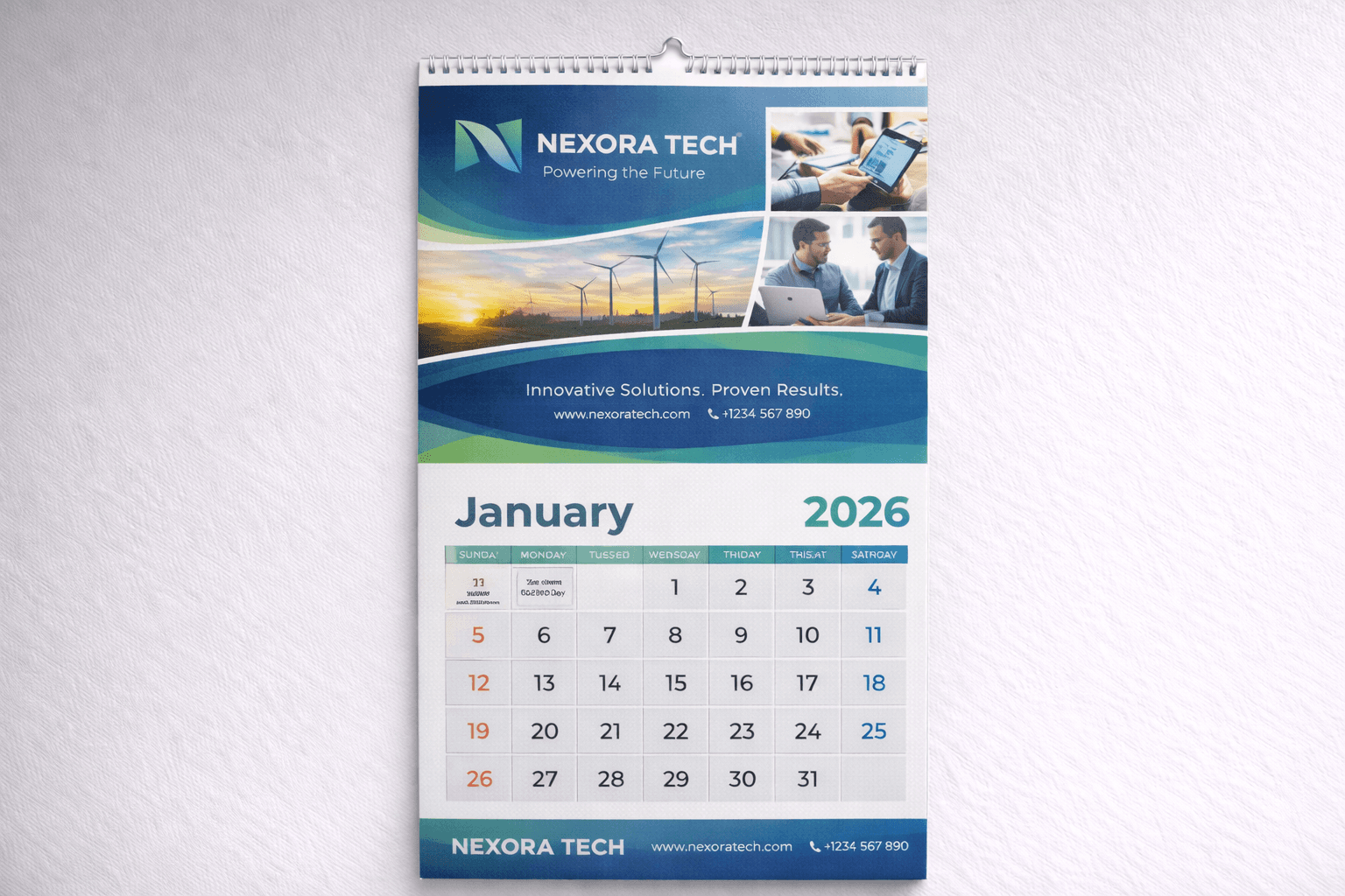 A3 Wall Calendar