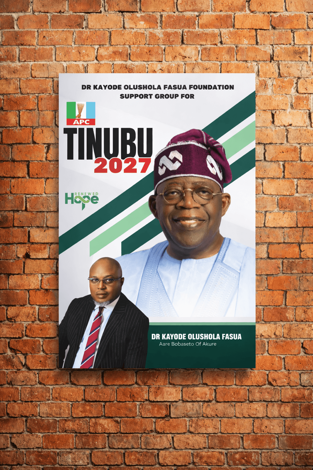 A2-A3 Political Campaign Poster preview 1