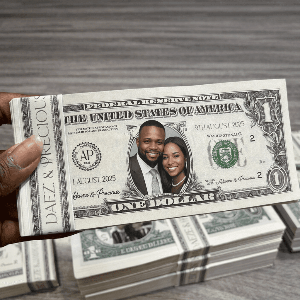 Bundle of novelty printed dummy currency notes