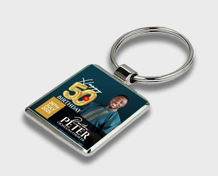 Metallic Keyring thumbnail 2