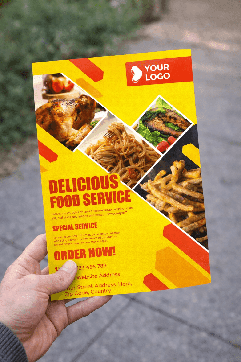 Stack of full-colour A5 flyers