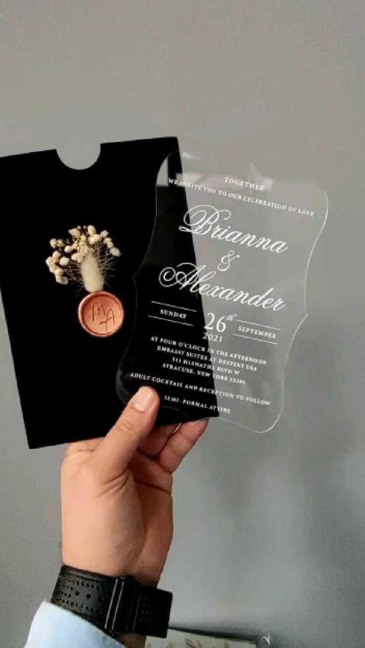 Acrylic Invitation thumbnail 4