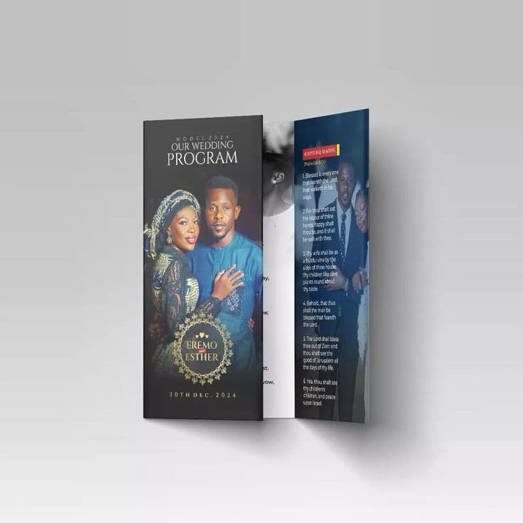 Wedding Program