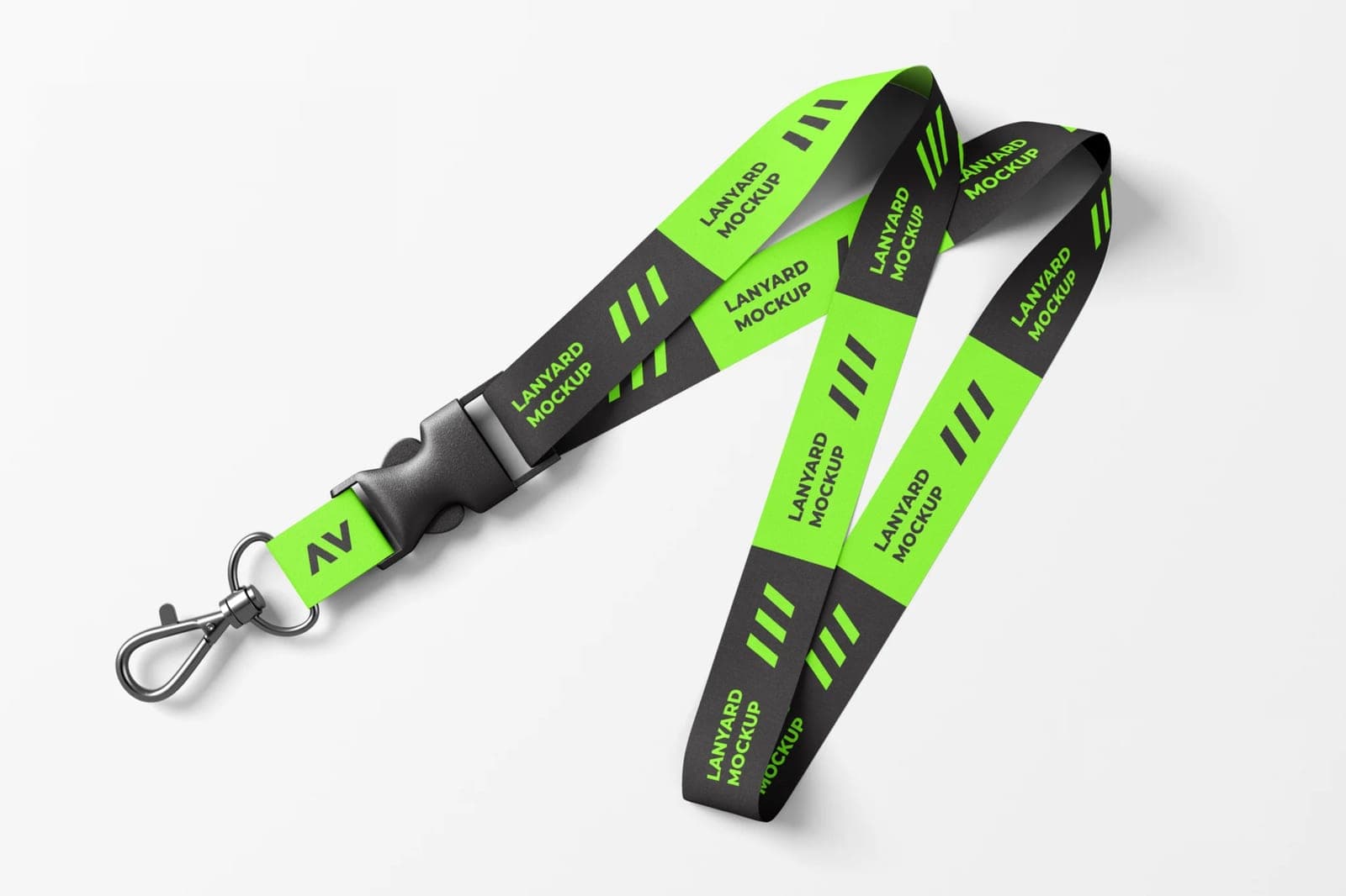 Branded neck lanyard with printed logo