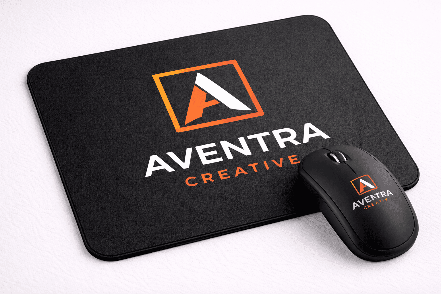 Rubber mousepad with a sublimated full-colour design